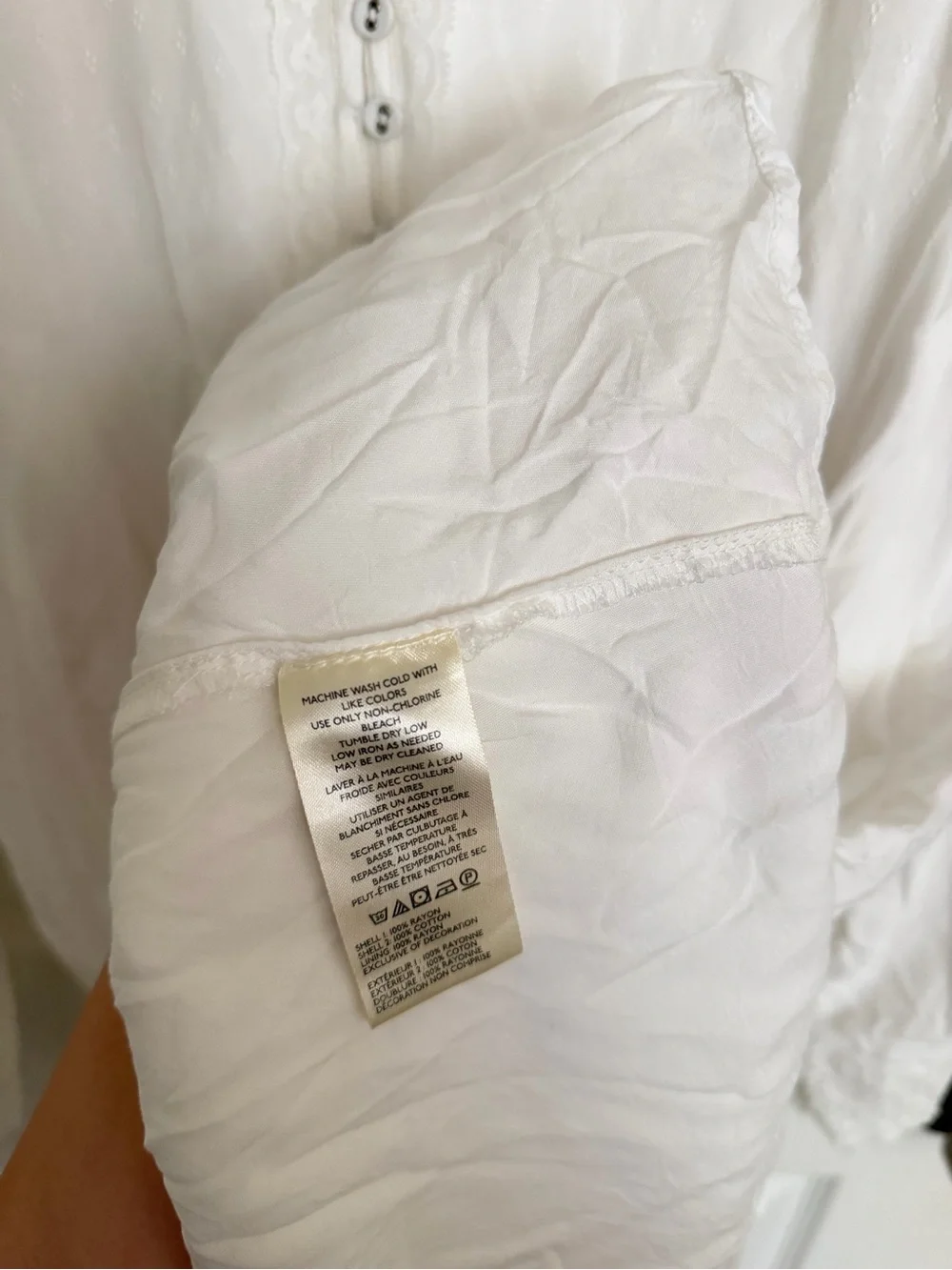 Free People lightweight white